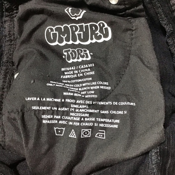 Empyre Tori 90’s Black Corduroy Skate Pants - Picture 6 of 13